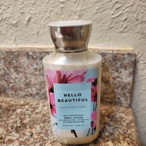 Bath & Body Works Hello Beautiful Body Lotion - Pink and Cream